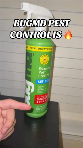 You don't need a million products to keep your home pest-free. BugMD makes it simple with a plant-powered formula to target 40 of indoor and outdoor pests for a safe and effective solution. 🐜🦟 ✅ Eliminates pests on contact with essential oils ✅ Safe for use around kids and pets ✅ Fast-acting and long-lasting protection ✅ Works on resistant species ✅ Easy to mix and spray Make the switch to BugMD and see why we have 45k ⭐️⭐️⭐️⭐️⭐️ reviews. 🙌 Right now, grab our Essential Pest Control and get u