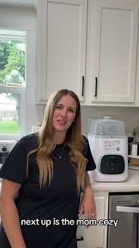 Reviewing the momcozy and baby brezza bottle washer! #babytok #babyshowerideas #babybottlesteri
