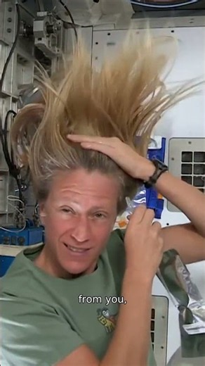 How Astronauts Wash Their Hair in Space