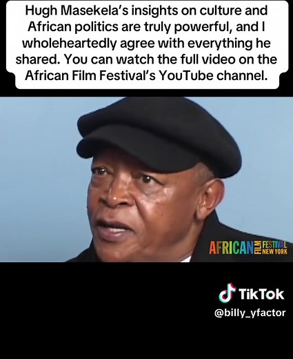 Hugh Masekela's Perspective on African Culture and Politics