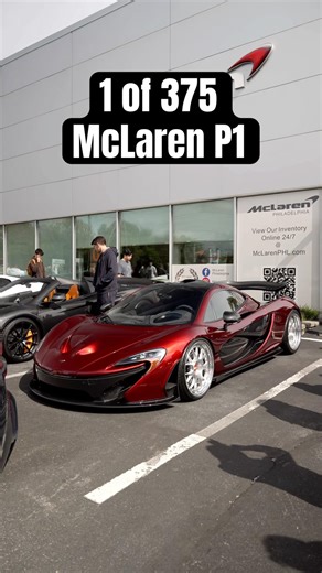 This Volcano Red McLaren P1. #hypercar #mclaren #supercars #cars