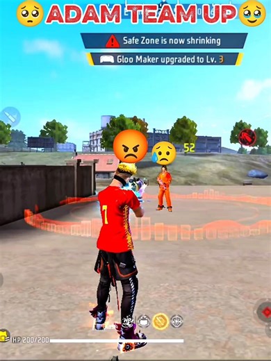 Randam New player Team up 🥹 short video #freefire #shorts