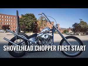Shovelhead Chopper First Start