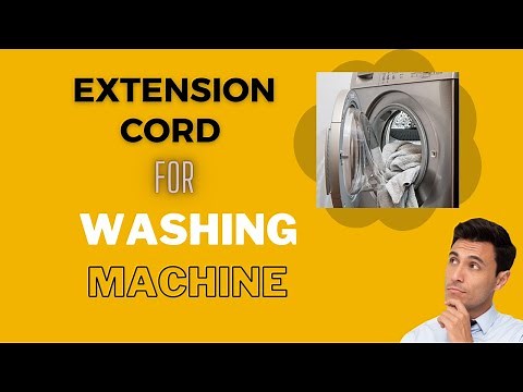 Can you Use Extension Cord for Washing Machine?