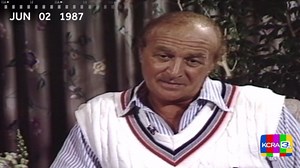 Robert Loggia discusses 'An Officer and a Gentleman' and 'The Jagged Edge' in 1987 | KCRA Entertainment Archives