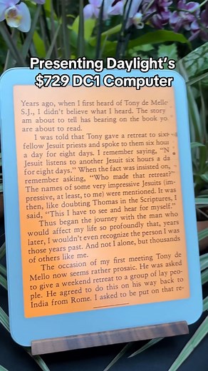 The Daylight DC1 Costs More Than An iPad, But Designed to Do Less