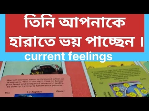 এবার আপনার ভালোবাসার মর্ম তিনি বুঝছেন।CURRENT FEELINGS✨ TAROT READING #tarot 