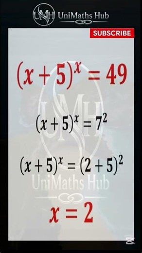 Solving Algebraic Equations | UniMaths Hub – Step‑by‑Step Maths Tutorials #maths #algebra #equation