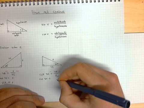 Sinus och Cosinus Ma 1c