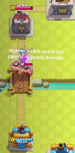 ¿Qué carta no puede defender Don Pancho en Clash Royale?
