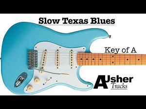 Slow Texas Blues in A7 | Guitar Jam Track