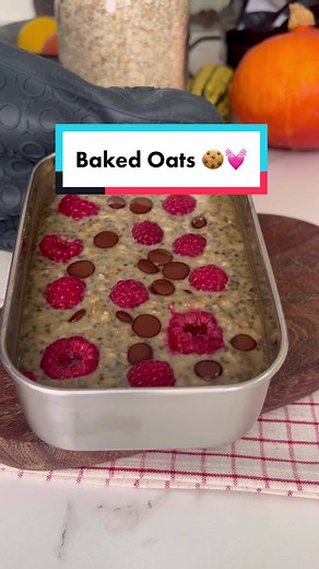 Gesundes Frühstücksrezept: Cookie Dough Baked Oats