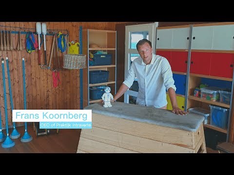 Meet Alpha Mini robot with Maatje, an AI solution offering care and companionship to children