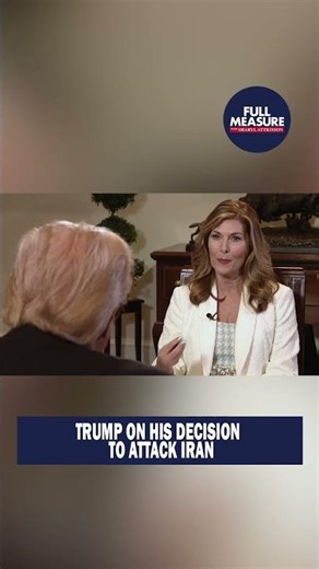 President Trump on his decision to attack Iran