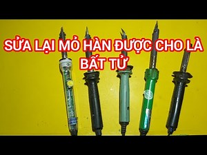 How to fix electric soldering iron