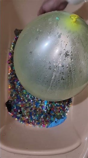 balloon vs injection #satisfyingvideo