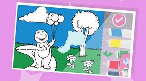 Color with Barney