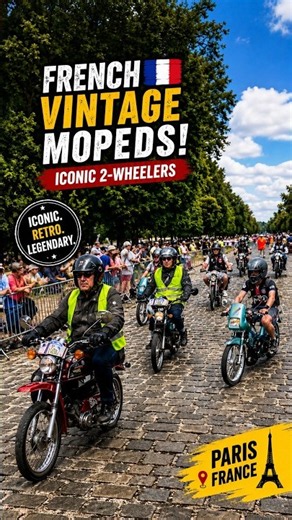 These Vintage French Mopeds Are Still Riding! 🇫🇷🏍️🤩