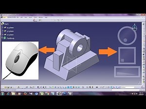 How to use mouse in catia ?