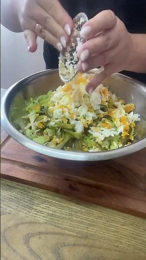 Sałatka z szynką i selerem konserwowym #sałatki #jedzenie #cooking #recipe #food