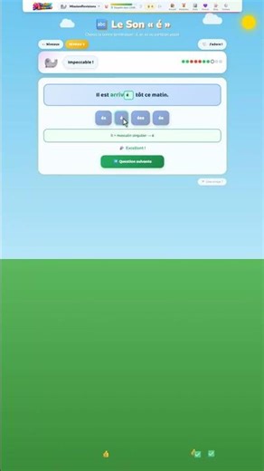 Le Son « é » - Jeu éducatif gratuit | Mission Révisions