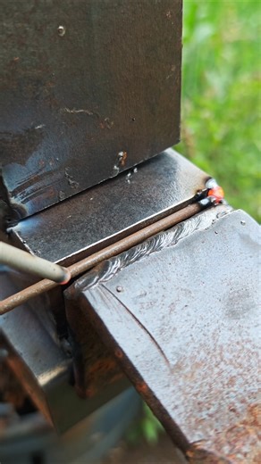 various iron welding techniques using wire #welding #viral #reels #steel