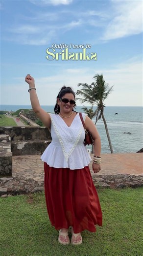 Outfits I wore In SRI LANKA🏖️🩵☺️ #ashortaday #plussize #fashion #plussizefashion #nofilterwithpkb