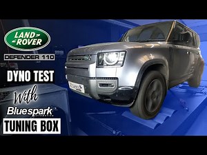 Land Rover Defender 110 3.0 295bhp/300ps Dyno Test with Bluespark Tuning Box