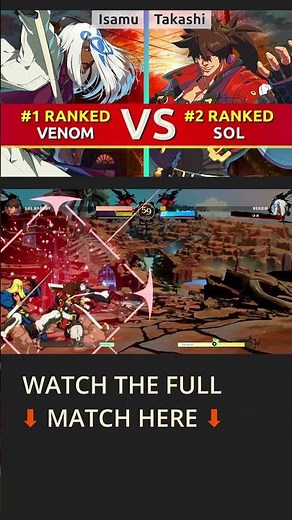 Isamu (Rank-1 Venom) vs Takashi (Rank-2 Sol)