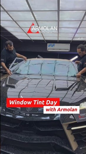Professional Window Tint Installation | Dark Outside Clear Inside | Armolan
