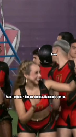 Sara Toscano y Rafael Barrios hablando juntos en Nanda