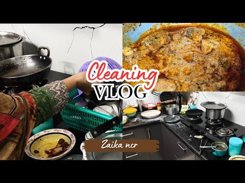 KITCHEN DEEP CLEANING | INDIAN KITCHEN CLEANING ROUTINE😄