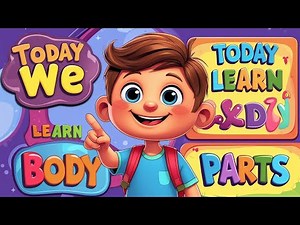 My Amazing Body | Fun Body Parts Poem for Kids | Learn Body Parts with Rhyme