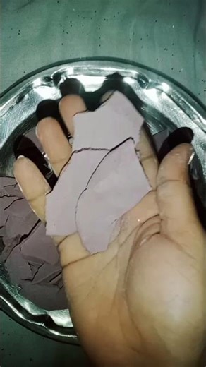 ASMR crunch sound #satisfying #sandmentcrushing #clay #food #cementart #mud #chocolate #multanimitti