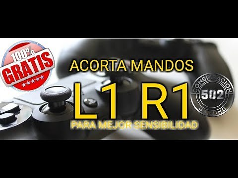 COMO ARREGLAR L1 R1 EN TU CONTROL PS4!!!!! ACORTA EL MANDO PARA UNA MEJOR SENSIBILIDAD...#FREE