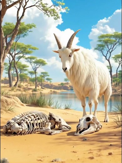 Innocent Goat and Anaconda: A Jungle Tale