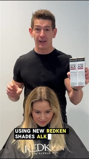 Redken on Instagram: "Get to know Redken’s signature technique: Halo Contouring™️ using 🆕 Shades ALK & Blonde IQ 9+ with #RedkenBrandAmbassador @danilo.bozic 🖤 For more on this technique that is perfectly customizable for each and every client in your chair, head to link in bio to watch even more educational videos ✨ #ShadesALK #BlondeIQ #HaloContouring"