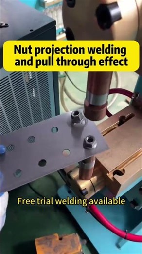 Nut Projection Welding and Pull-Through Effect Prevention - Free Trial Available
