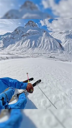 Long Skis Lines in France 🇫🇷⛷️ #skiing #skiier #france
