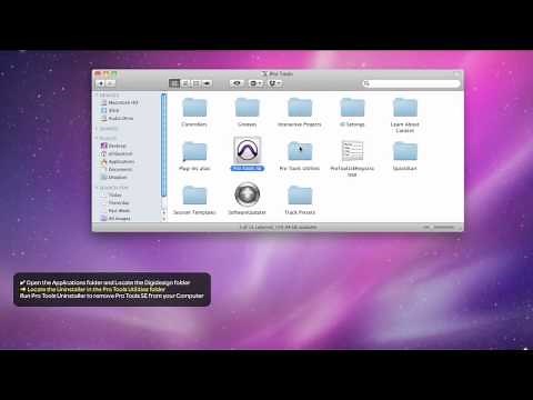 Uninstalling Pro Tools® SE - Mac OS X - Troubleshooting