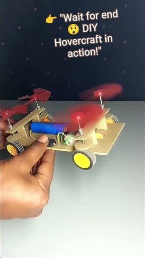 Amazing DIY Hovercraft Project with Fans 🔥 #shorts