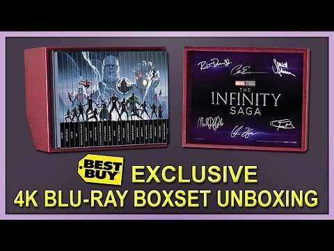 Marvel Studios: The Infinity Saga Best Buy Exclusive 4K+2D Blu-ray Boxset Unboxing