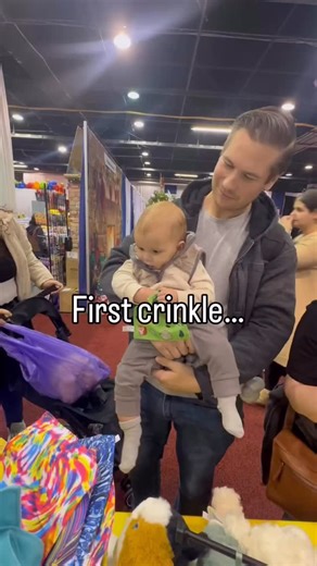 Babies know quality when they feel it 😉 One hold and he’s not letting go! | Baby Paper