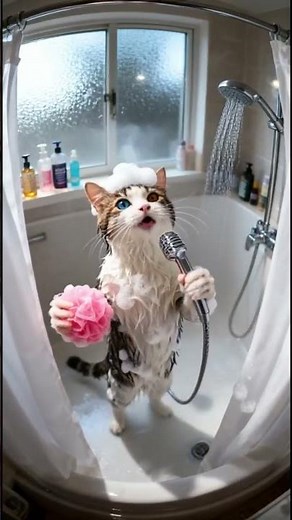 The Feline Tenor Rises Again!#cat #funny#catlovers #meow #cutecat