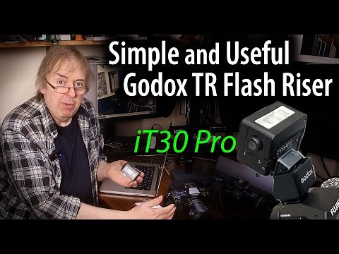 Godox TR hot shoe riser. Raises and tilts TTL hot-shoe connection, used with the iT30 Pro flash