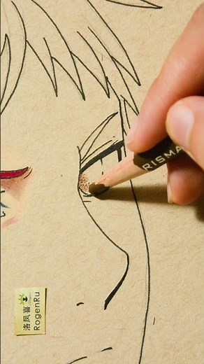 Colored pencils drawing anime of Seijūrō Akashi part I [37]