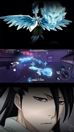 Toshiro vs Byakuya #bleach #anime #ichigo#animegames#bleachgame#bleachanime #toshiro#byakuyakuchiki