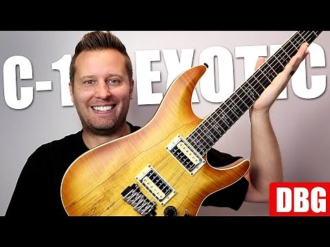 The BEAUTIFUL SCHECTER C-1 Exotic! - Amazing Guitar at a Fantastic Price!