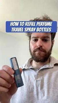 How to refill travel perfume spray bottles #decant #decants #perfume #travelsize