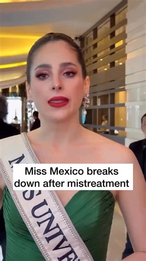 3.1M views · 4.5K reactions | WATCH: Miss Universe Mexico Fátima Bosch breaks down in tears after a heated argument with Miss Universe Director Nawat Itsaragrisil during the sashing ceremony. Bosch claims the director disrespected her, allegedly telling her to “shut up” and calling her “dumb.”| Video courtesy of @tgc_official on Instagram. #MissUniverse #fatimabosch #NawatItsaragrisil #DailyTribune #dailytribune25 | Daily Tribune | Facebook